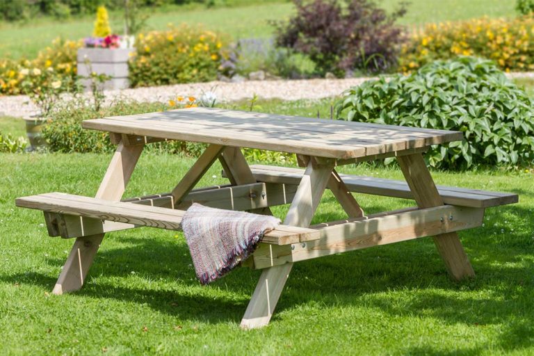 A-frame 6 Seater Picnic Table - Park Timber