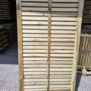Double Sided Slatted Gate